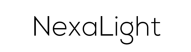 Nexalight Font Free Download Mac